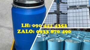 Thùng phuy sắt đựng hóa chất công trình, thùng phuy sắt 220 lít đựng dầu nhớt, thùng phuy sắt đựng mỡ bôi trơn