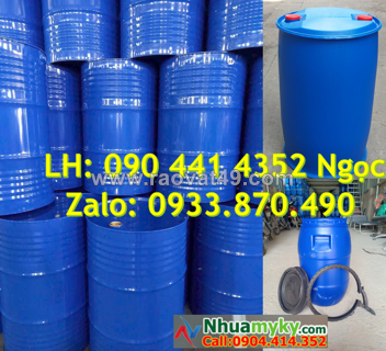 Thùng phuy sắt đựng hóa chất đi xa, thùng phuy sắt 220l vận chuyển xăng