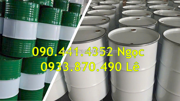 Thùng phuy sắt nắp hở 220 lít, có bán thùng phuy nhựa nắp hở 220 lít đai sắt