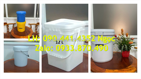 Thùng sơn nhựa 30 lít, vỏ thùng sơn 22 lít, thùng nhựa 20 lít đựng sơn nội thất
