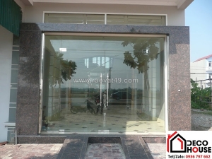Top mẫu cửa kính cường lực 4 cánh phù hợp với không gian rộng