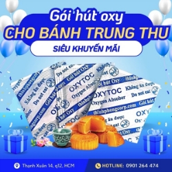 Túi hút oxy bảo quản trung thu - gói hút oxytoc