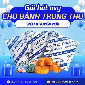 Túi hút oxy - oxytoc bảo quản bánh trung thu