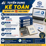 Tuyển 1 kế toán quận tân phú