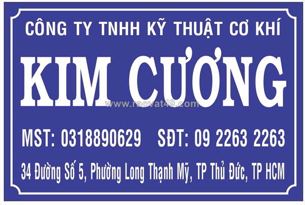 Tuyển nhân viên sản xuất gia công kim loại