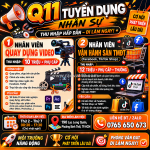 Tuyển nv quay dựng video & nv vận hành sàn tmđt