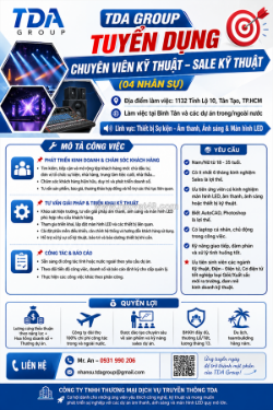 Tuyển nvkd thiết bị âm thanh, ánh sáng