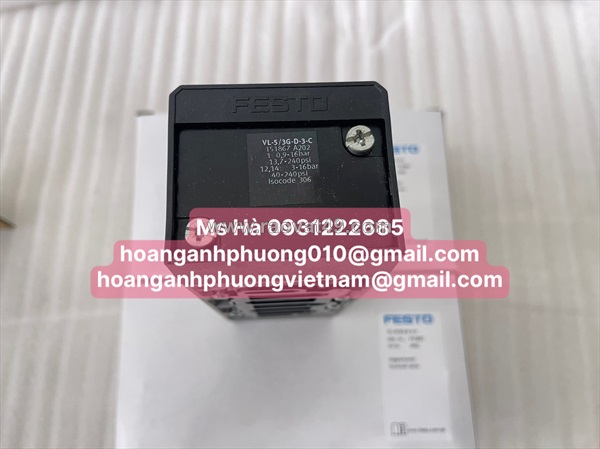 Van khí nén công nghiệp festo vl-5/3g-d-3-c hàng chất lượng