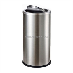 Vì sao nên dùng thùng rác inox nắp lật cho nhà vệ sinh?