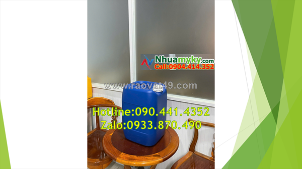 Vỏ can nhựa 25 lít dày, can nhựa 20 lít trong đựng thực phẩm
