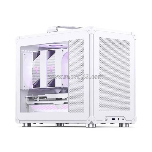 Vỏ máy tính/ case jonsbo c6 max white (m-atx)
