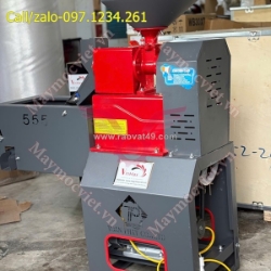 Xát gạo, vỏ đậu nành có sàng rung lọc sạn tf555 giá rẻ