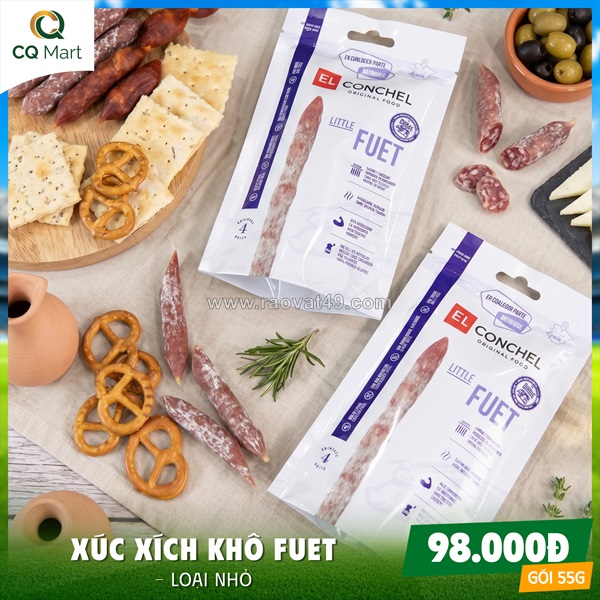 Xúc xích nhập khẩu và xúc xích cao cấp