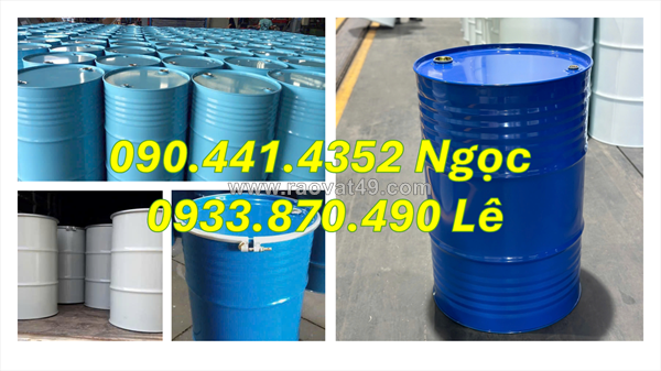 Xưởng thùng phuy sắt giá sỉ, kho thùng phuy sắt mới – cũ tại tphcm
