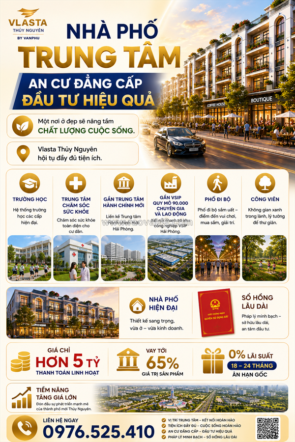💵 bỏ hơn 4 tỷ – nhận dòng tiền ngay: nhà đầu tư đang chọn vlasta thủy nguyên