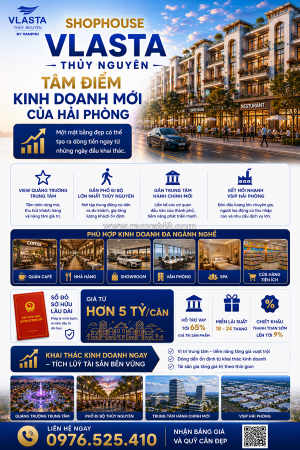 📊 nếu có 4 - 5 tỷ, bạn sẽ chọn vlasta thủy nguyên hay khu khác?