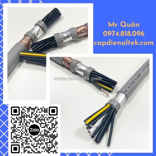 Altek kabel: cáp điều khiển 16 lõi rvv, rvvp