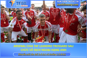 Arsenal chia tay leandro trossard sau chức vô địch ngoại hạng anh