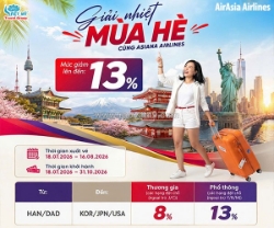 Asiana airlines ưu đãi giảm đến 13% giá vé máy bay