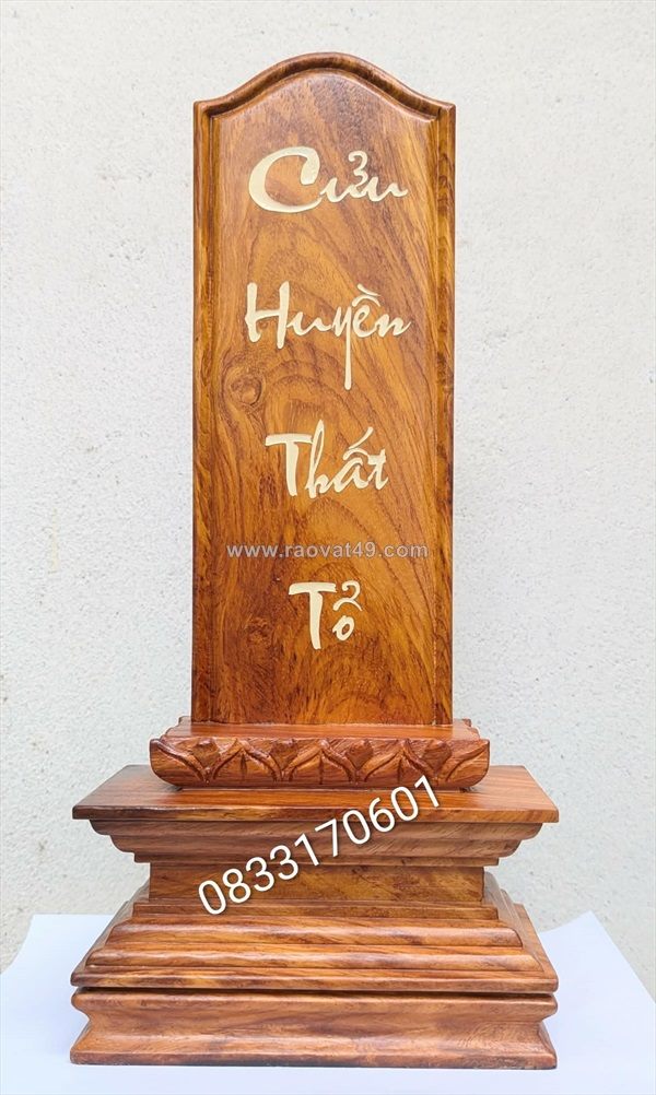 Bán bài vị cửu huyền thất tổ bằng gỗ tại tp.hcm