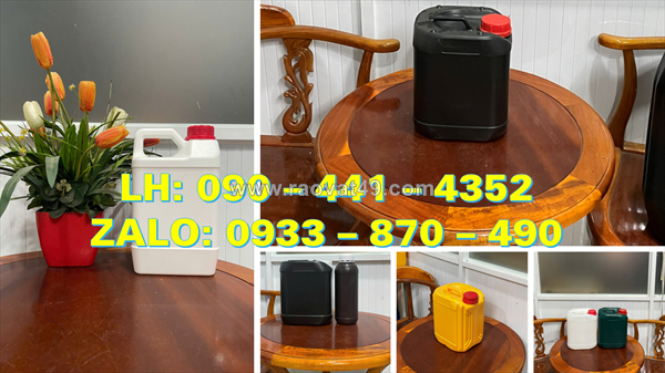 Bán can nhựa 2 lít đựng keo, can nhựa 5 lít đựng hóa chất trong bệnh viện, trường học, phòng thí nghiệm