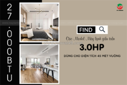 Bán giá rẻ máy lạnh giấu trần 3hp cho phòng 45m² đang gây bão thị trường máy lạnh