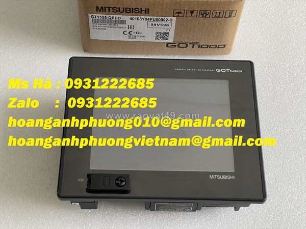 Bán hàng mới - hmi màn hình công nghiệp gt1555-qsbd mitsubishi