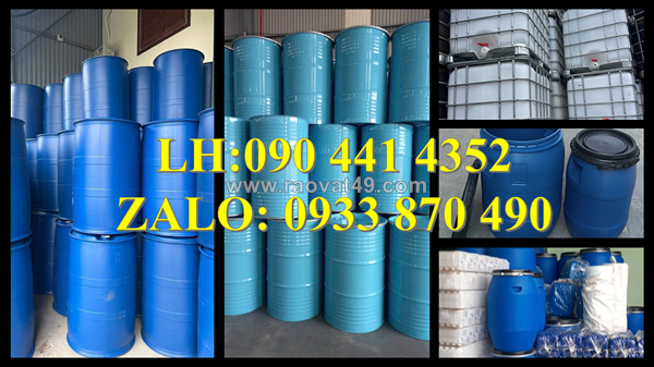 Bán thùng phuy sắt 220 lít đựng dung môi, vỏ thùng phuy sắt đựng hóa chất 220 lít, thùng sắt đựng xăng trong gara