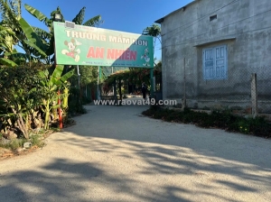 Bán trường mần non thôn gò sạn, xã bắc phong, huyện thuận bắc. lh:0906000199.
