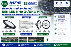 Bảng giá đèn nhà xưởng mpe chính hãng, chiết khấu cao