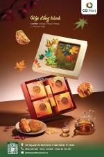 Bánh trung thu givral 2026 combo sum vầy 1