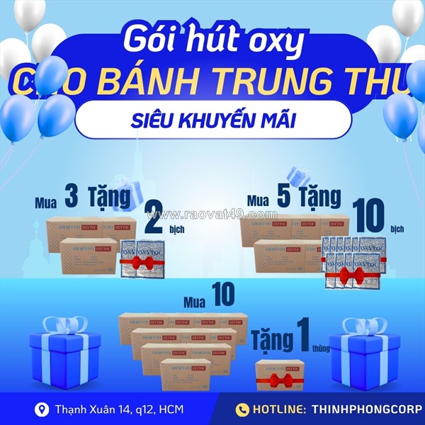 Bánh trung thu muốn chống mốc tốt hơn, gói oxytoc có thể làm gì?