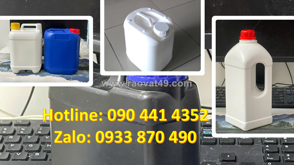 Báo giá can nhựa 2 lít đựng các chất ngành dược, can nhựa 5 lít đựng dung dịch ngâm