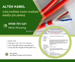 Báo giá cáp chống cháy chống nhiễu 2x1.0mm2 mới nhất đà nẵng, quy nhơn, tuy hòa