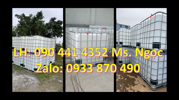 Báo giá tank nhựa ibc 1000 lít mới – qua sử dụng, giá bồn nhựa 1000 lít chỉ bằng ½ giá thị trường