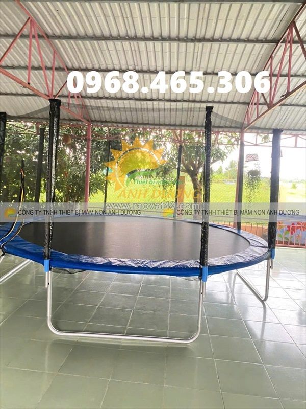 Bạt nhún lò xo trẻ em, sàn nhún trampoline nhập khẩu dành cho trẻ em