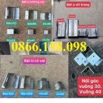 Bát sắt chữ u nối góc vuông 30x30mm giá tại xưởng