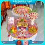Bí mât hoa đồng tiền trên mâm cúng đầy tháng thôi nôi cho bé