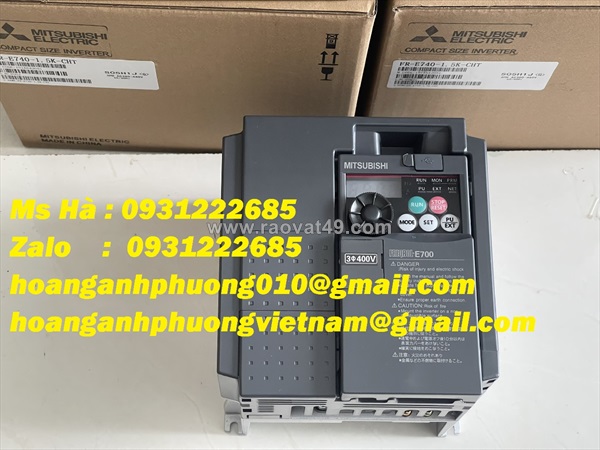 Biến tần fr-e740-1.5k-cht mitsubishi - hiệu suất cao - bảo hành đầy đủ