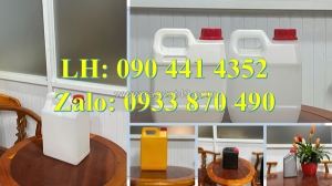 Bình nhựa 1 lít đựng nước rửa chén, can nhựa 2 lít chiết nước giặt, can nhựa 5 lít đựng javen