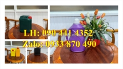 Bình nhựa 1 lít tròn, can nhựa 2 lít vuông, can vuông 5 lít nắp thoát khí