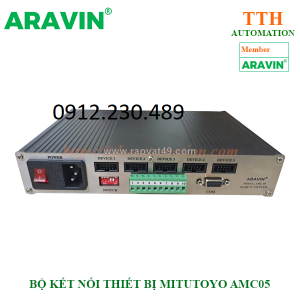 Bộ kết nối 5 thiết bị mitutoyo amc05 do aravin sản xuất,