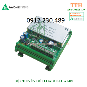 Bộ khuếch đại và chuyển đổi tín hiệu loadcell at 08 pavone đầu vào max 4 load cell