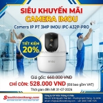Camera wifi imou ipc-a32p-pro 3mp chính hãng – quay 360°, ai thông minh