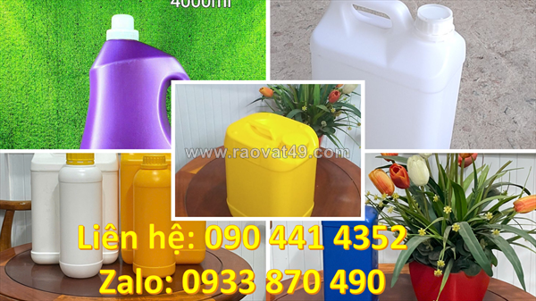 Can 1 lít tròn có vòi nhấn, can nhựa 2 lít vòi 360, can nhựa 5 lít đựng nước rửa chén nắp pump