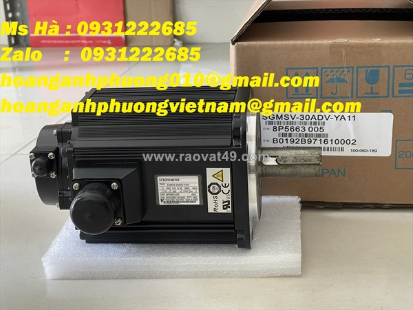 Cần bán - động cơ servo yaskawa sgmsv-30adv-ya11 mới 100%