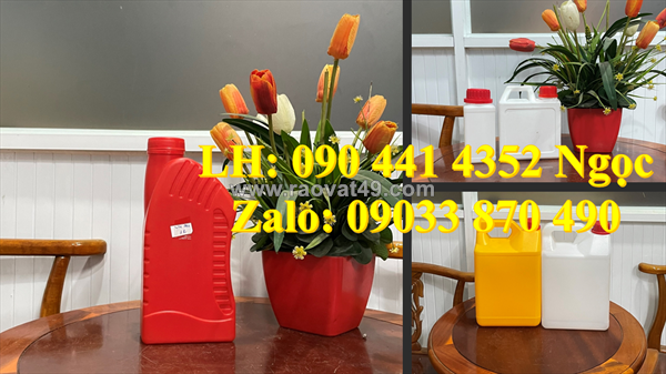 Can nhựa 0.5 lít đựng dược phẩm chăn nuôi, can nhựa 1 lít đựng hóa chất cây trồng