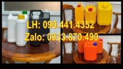 Can nhựa 1 lít vàng, can nhựa 2 lít đựng nước rửa tay, can nhựa 5 lít vòi ấn đựng nước rửa chén