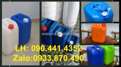 Can nhựa 10 lít vuông, báo giá can nhựa 20 lít, can nhựa đựng 25 lít, can nhựa 30 lít đựng dung môi
