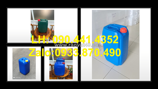 Can nhựa 10 lít vuông, báo giá can nhựa 20 lít, can nhựa đựng 25 lít, can nhựa 30 lít đựng dung môi
